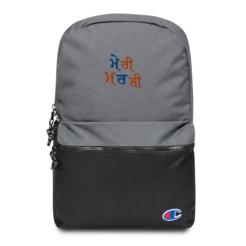 MERI MARJI - Embroidered Champion Backpack