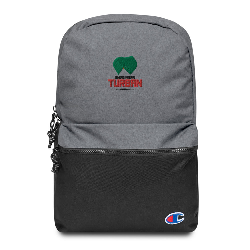 SWAG MERA TURBAN - Embroidered Champion Backpack