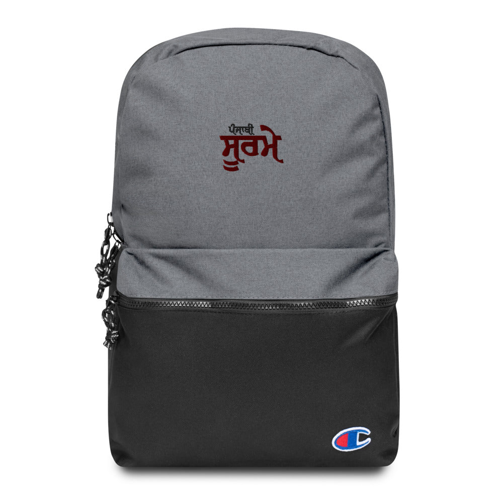 PUNJABI SOORME - Embroidered Champion Backpack