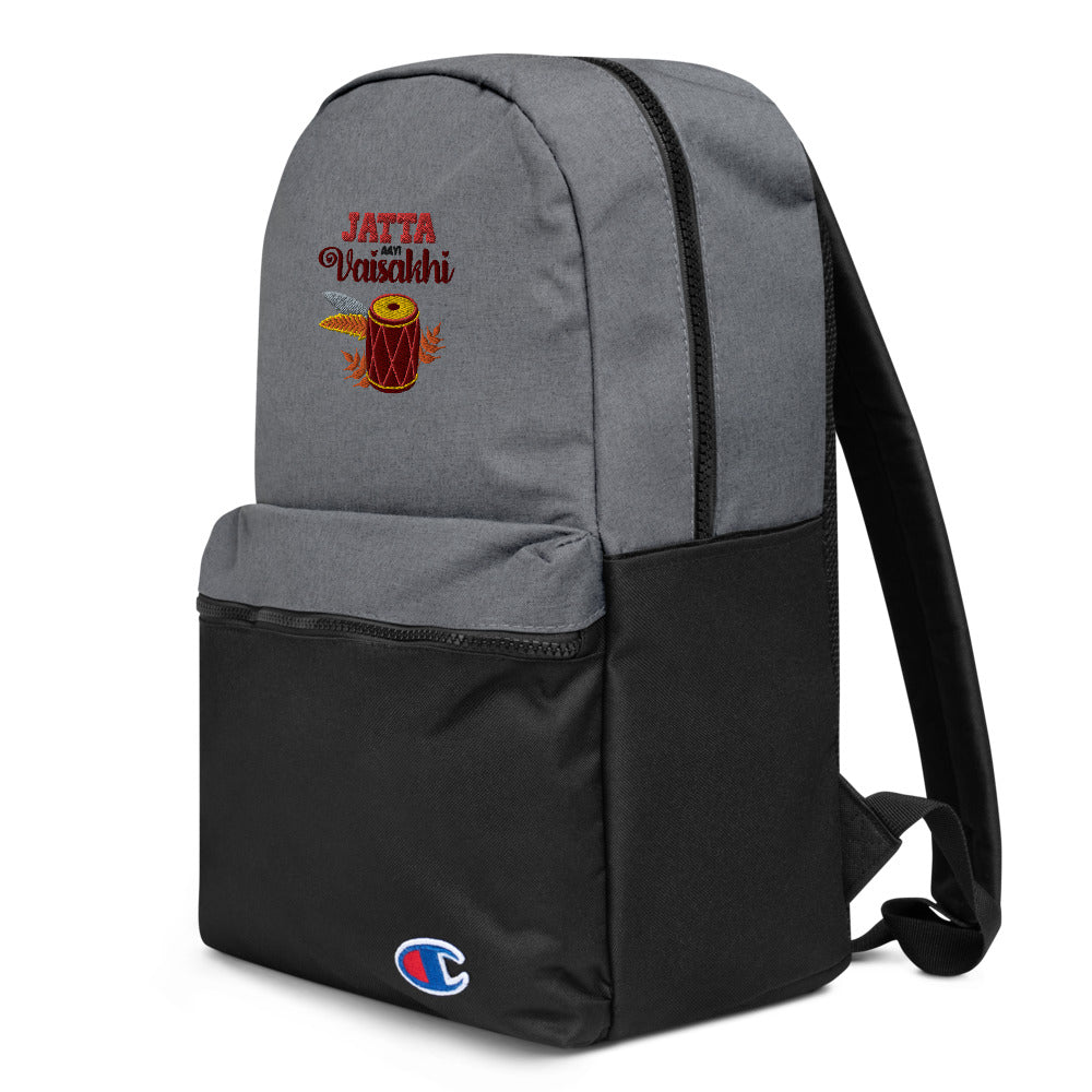 JATTA AAYI VAISAKHI - Embroidered Champion Backpack