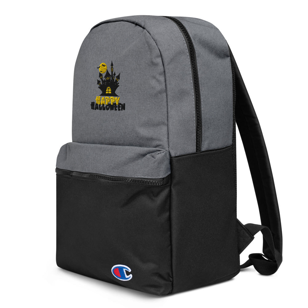 HAPPY HALLOWEEN - Embroidered Champion Backpack