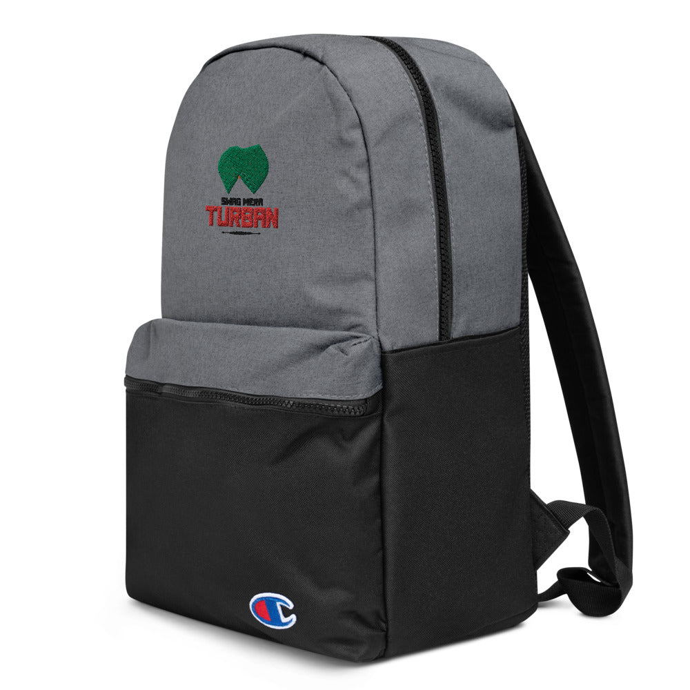 SWAG MERA TURBAN - Embroidered Champion Backpack