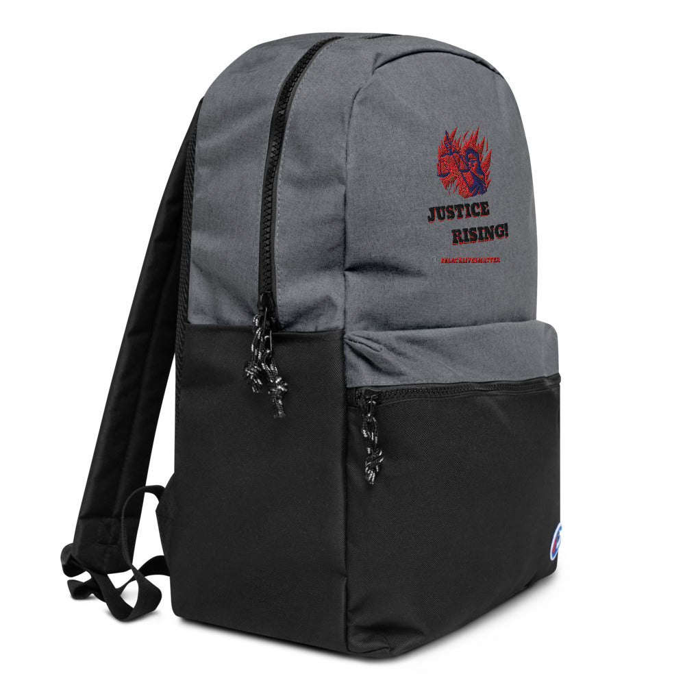 BLACK LIVES MATTER - Embroidered Champion Backpack