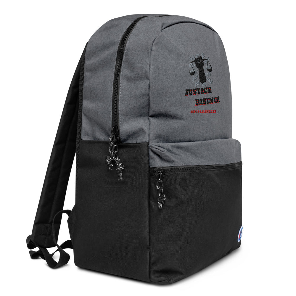 STOP ASIAN HATE - Embroidered Champion Backpack