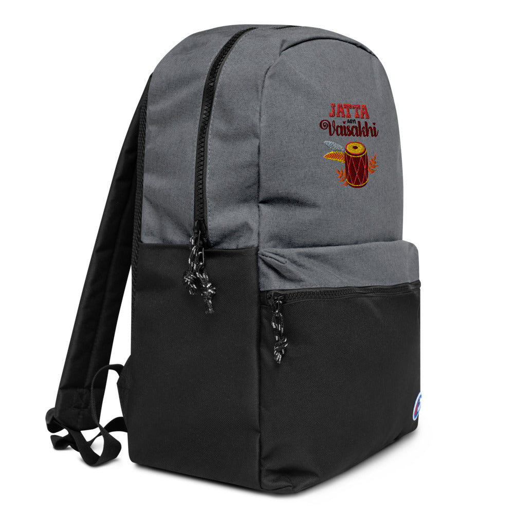 JATTA AAYI VAISAKHI - Embroidered Champion Backpack