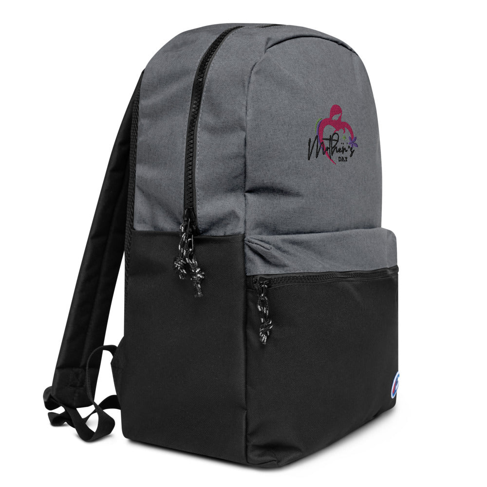 HAPPY MOTHER'S DAY - Embroidered Champion Backpack