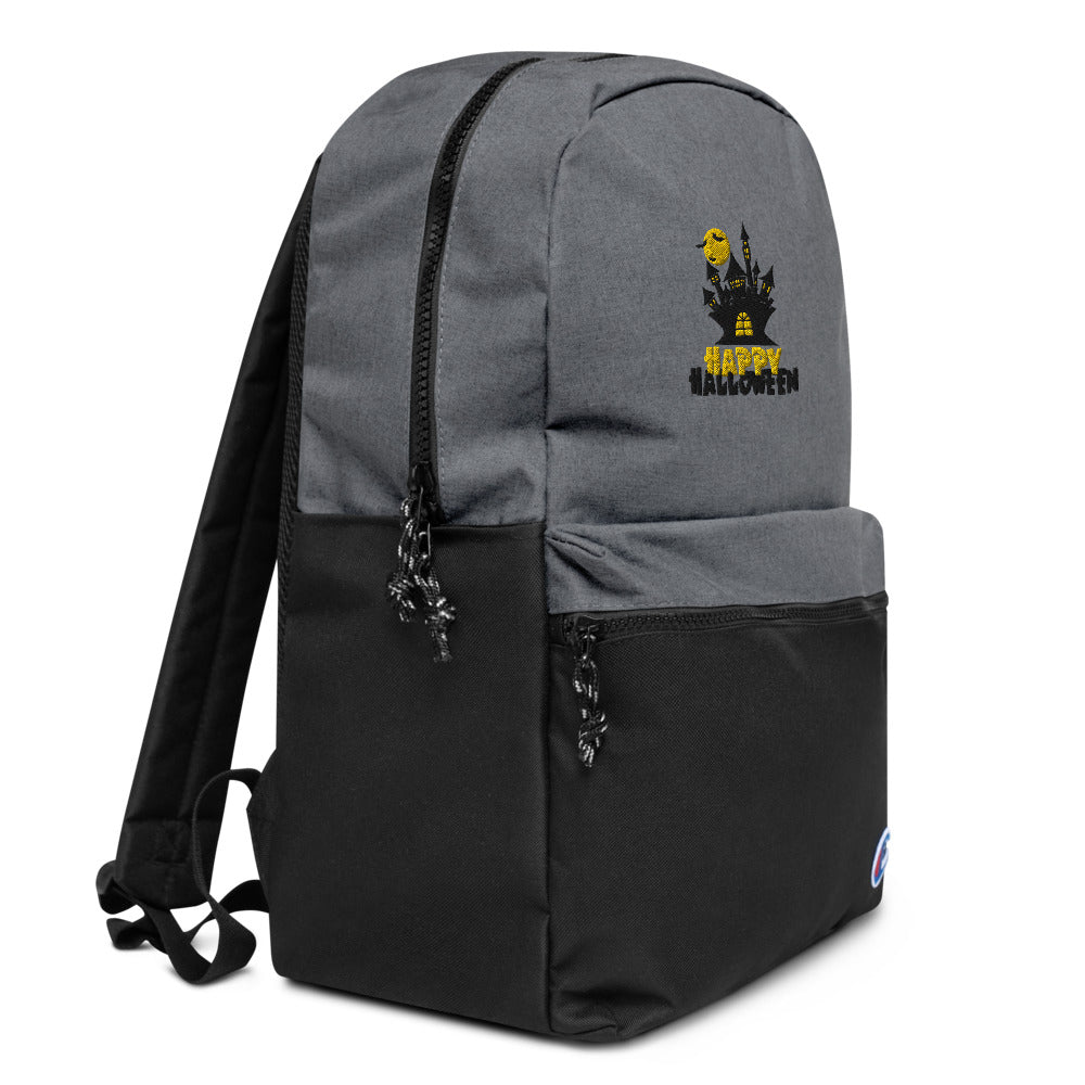 HAPPY HALLOWEEN - Embroidered Champion Backpack