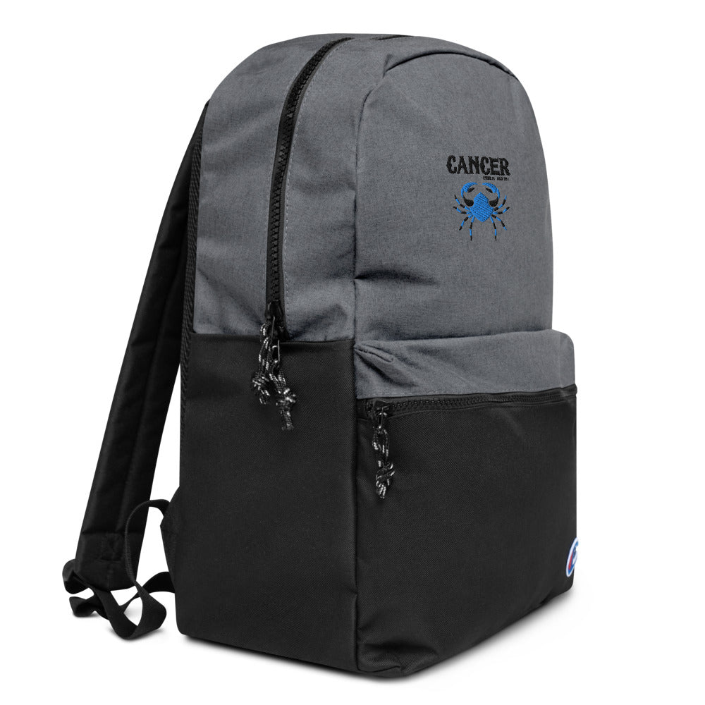 CANCER - Embroidered Champion Backpack