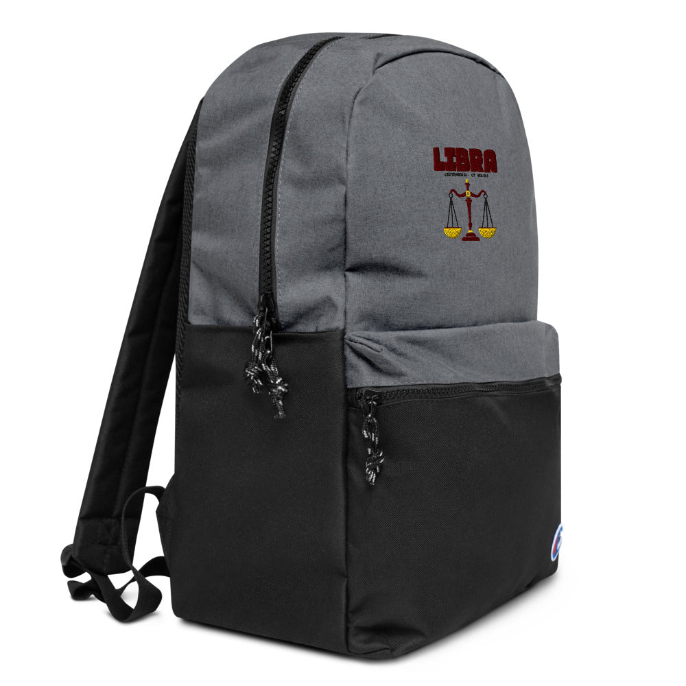 LIBRA - Embroidered Champion Backpack