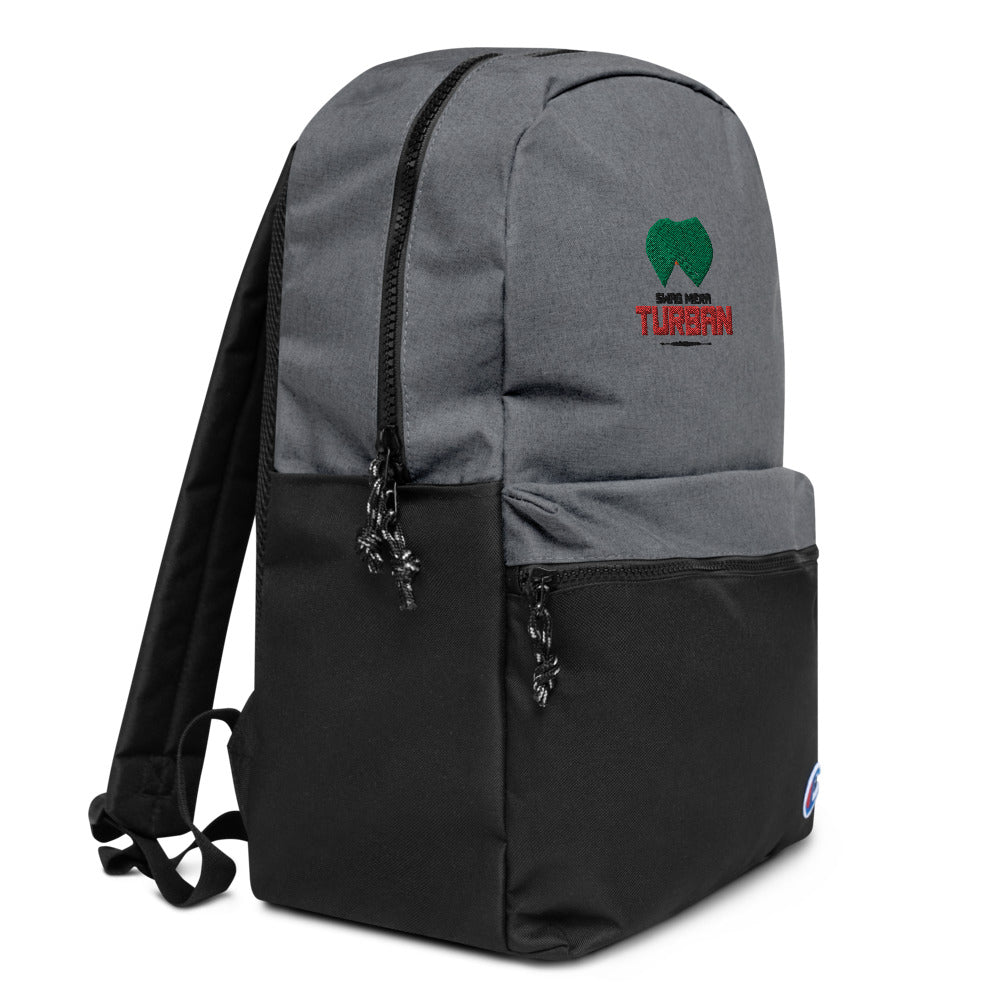 SWAG MERA TURBAN - Embroidered Champion Backpack