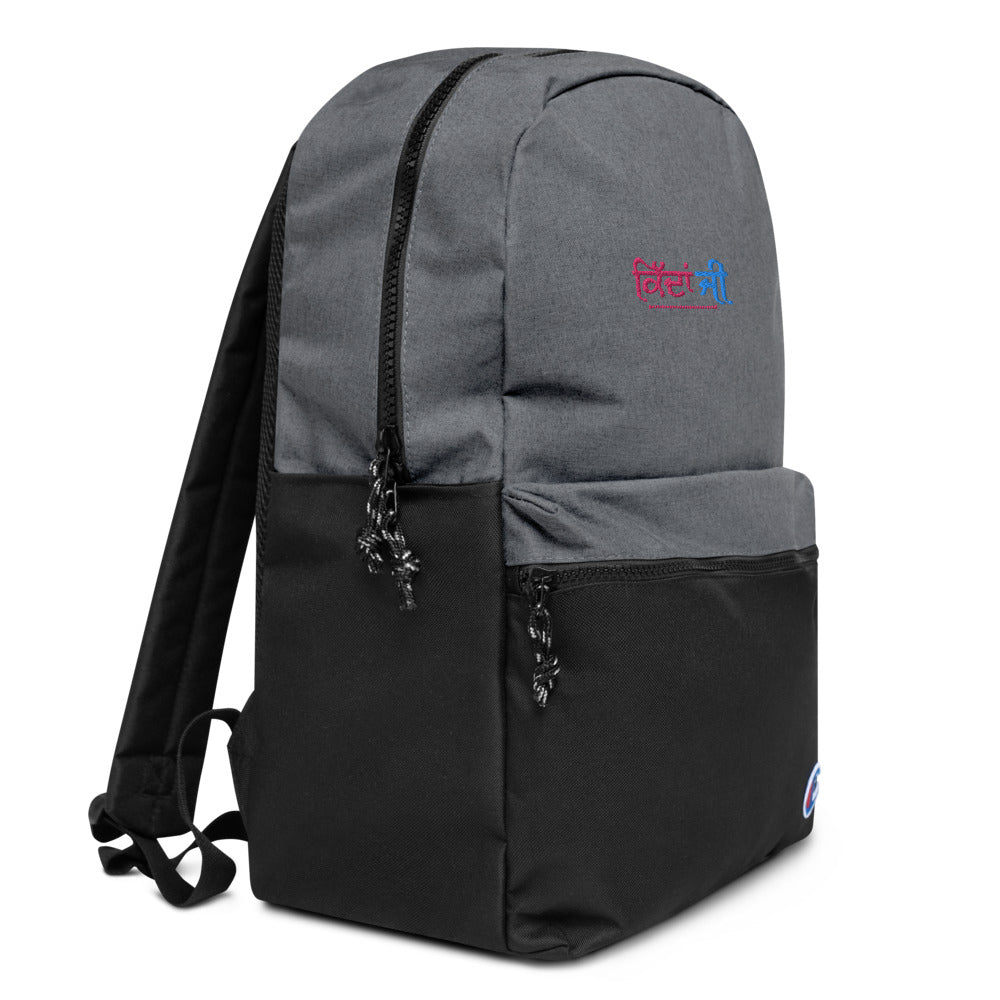 KIDAN JI - Embroidered Champion Backpack