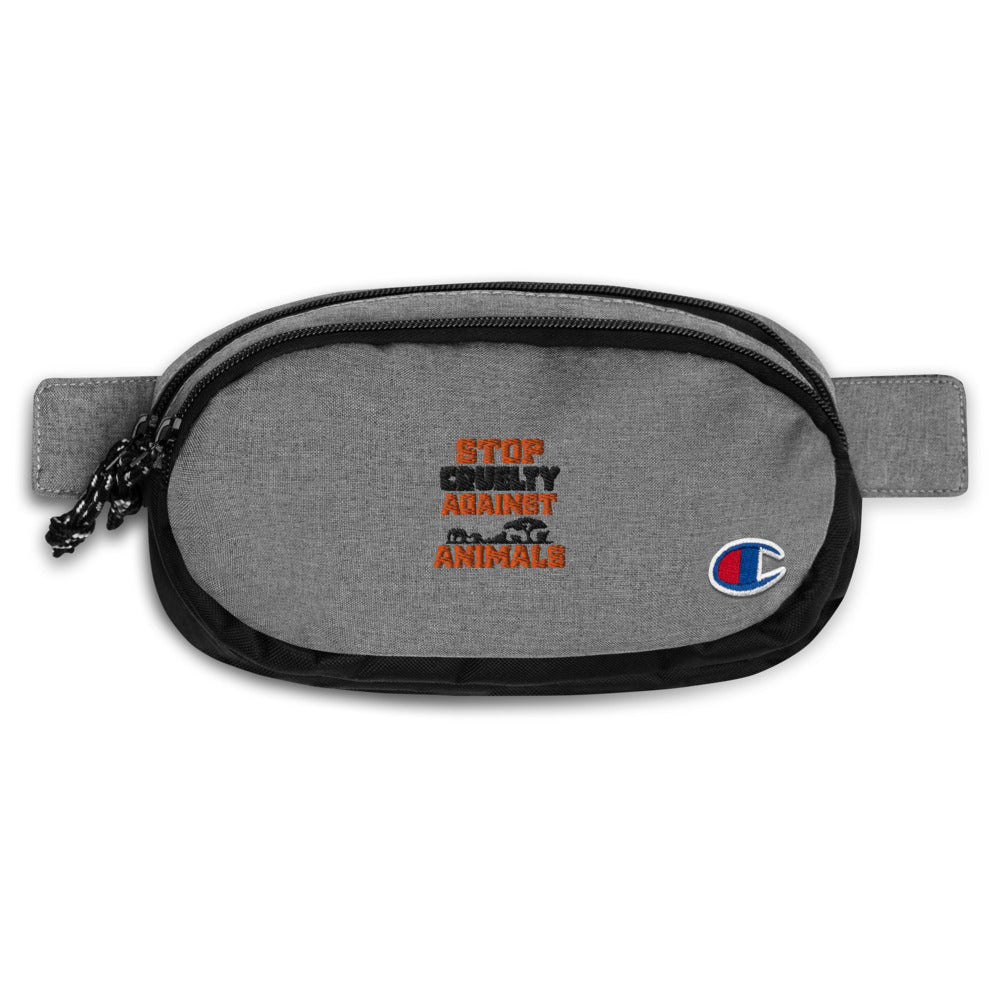 STOP CRUELTY AGAINST ANIMALS - Champion fanny pack