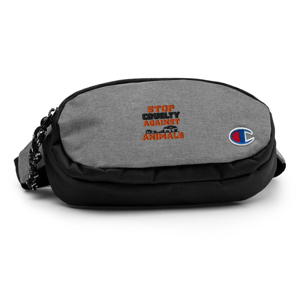 STOP CRUELTY AGAINST ANIMALS - Champion fanny pack