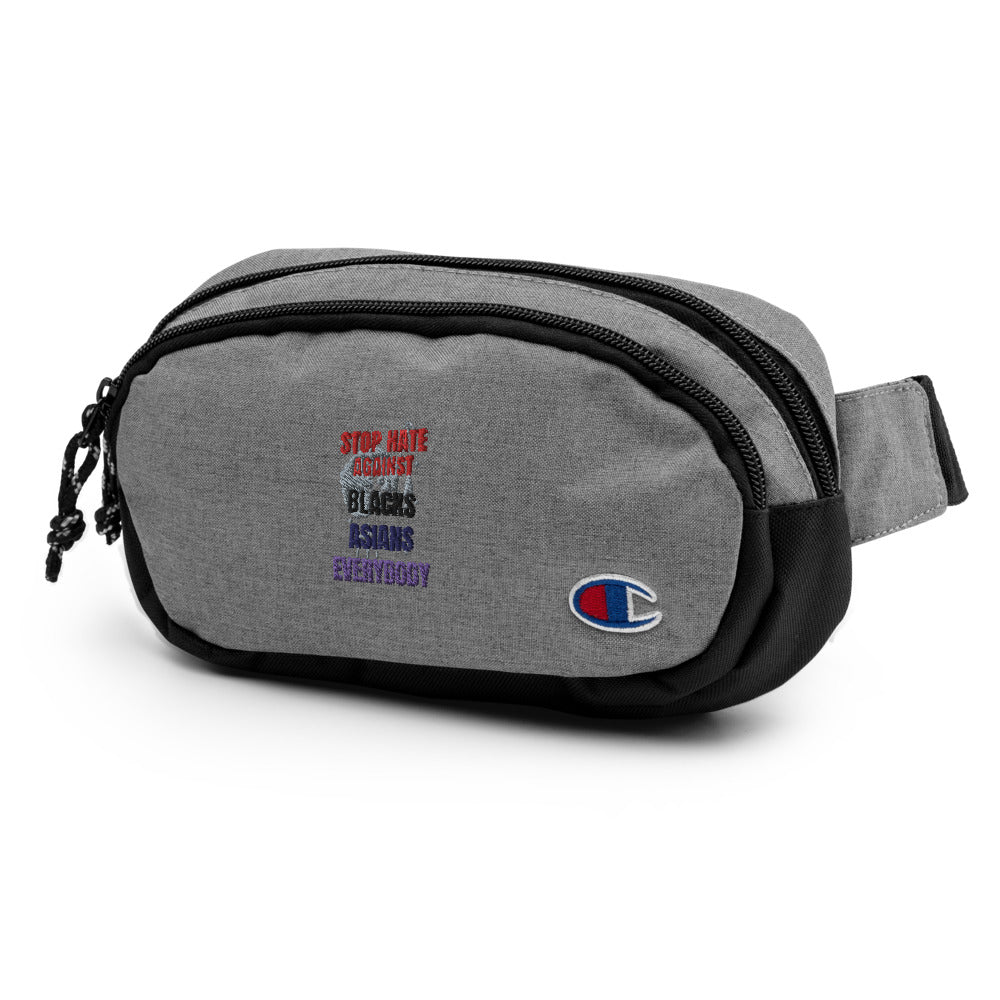 STOP HATE AGAINST EVERYBODY - Champion fanny pack