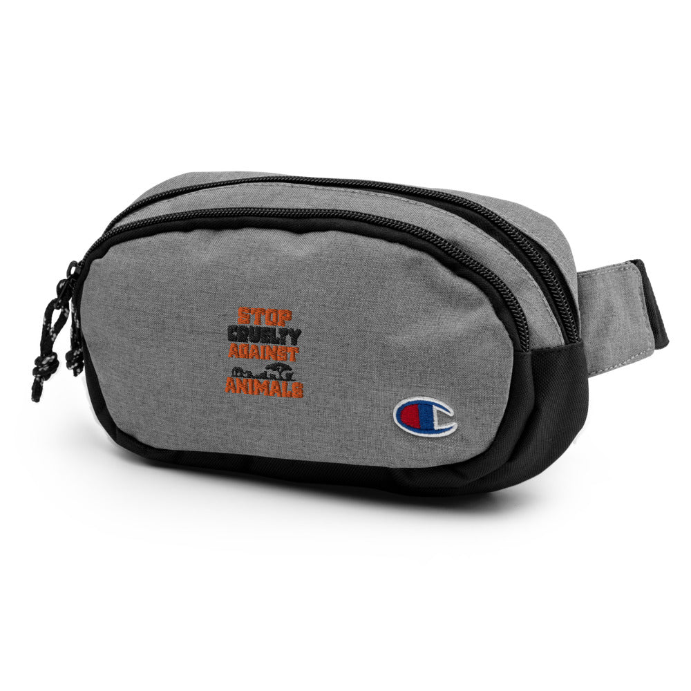 STOP CRUELTY AGAINST ANIMALS - Champion fanny pack