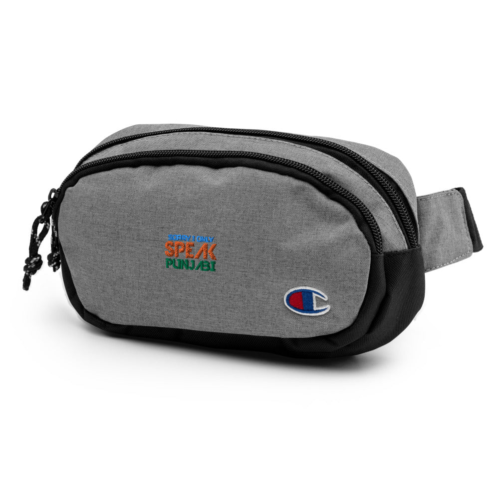 SORRY I ONLY SPEAK PUNJABI - Champion fanny pack