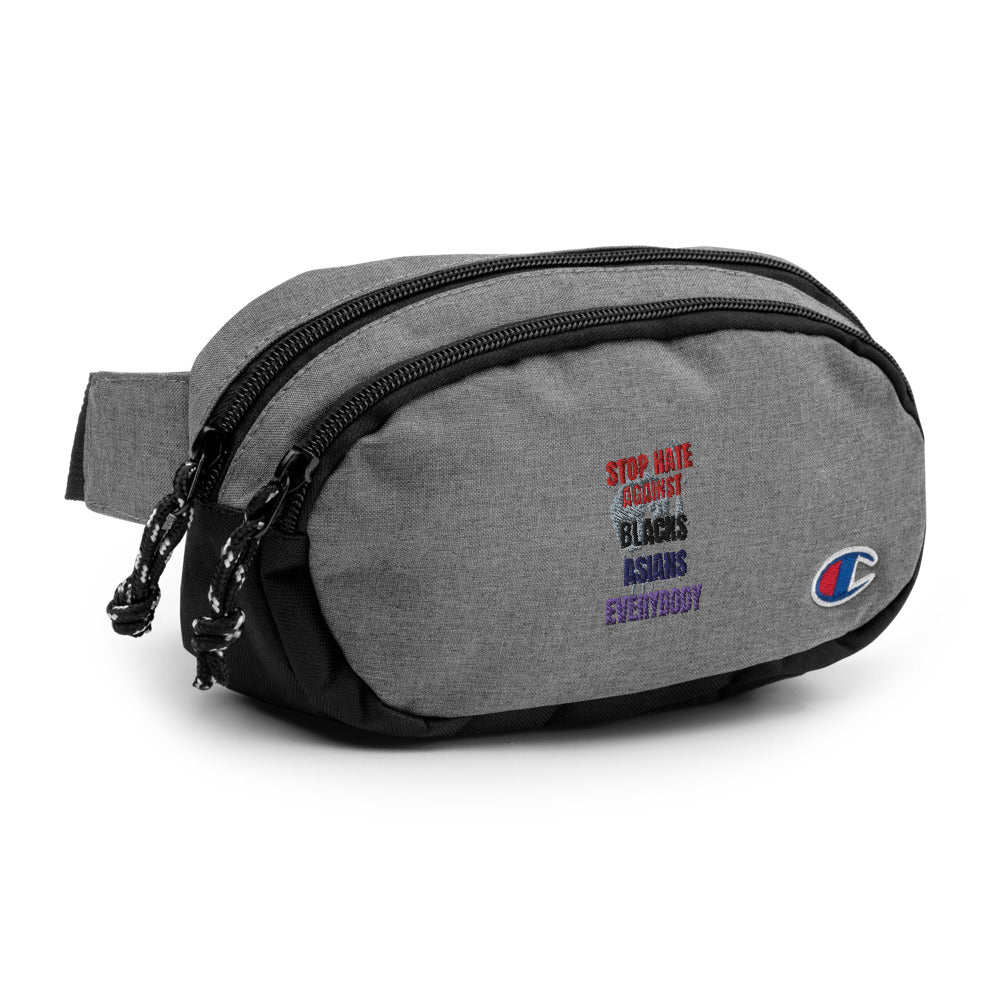 STOP HATE AGAINST EVERYBODY - Champion fanny pack