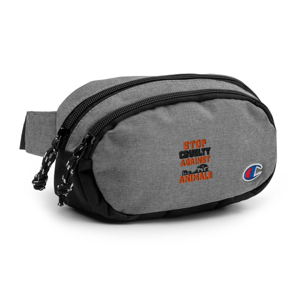 STOP CRUELTY AGAINST ANIMALS - Champion fanny pack