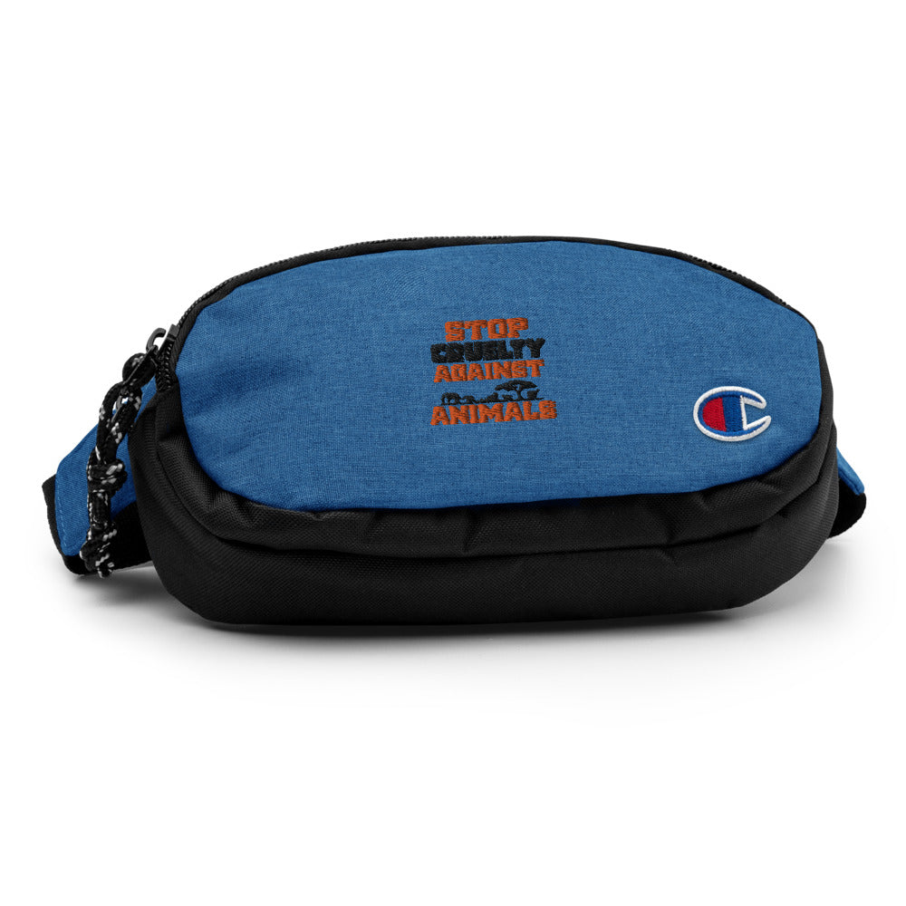 STOP CRUELTY AGAINST ANIMALS - Champion fanny pack