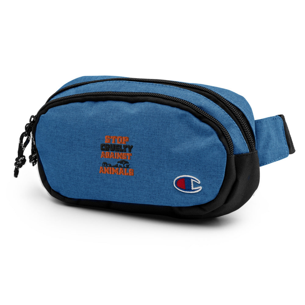 STOP CRUELTY AGAINST ANIMALS - Champion fanny pack