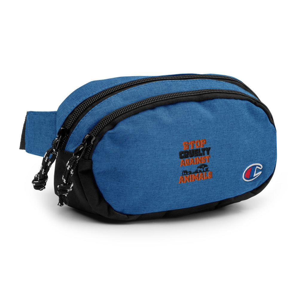 STOP CRUELTY AGAINST ANIMALS - Champion fanny pack