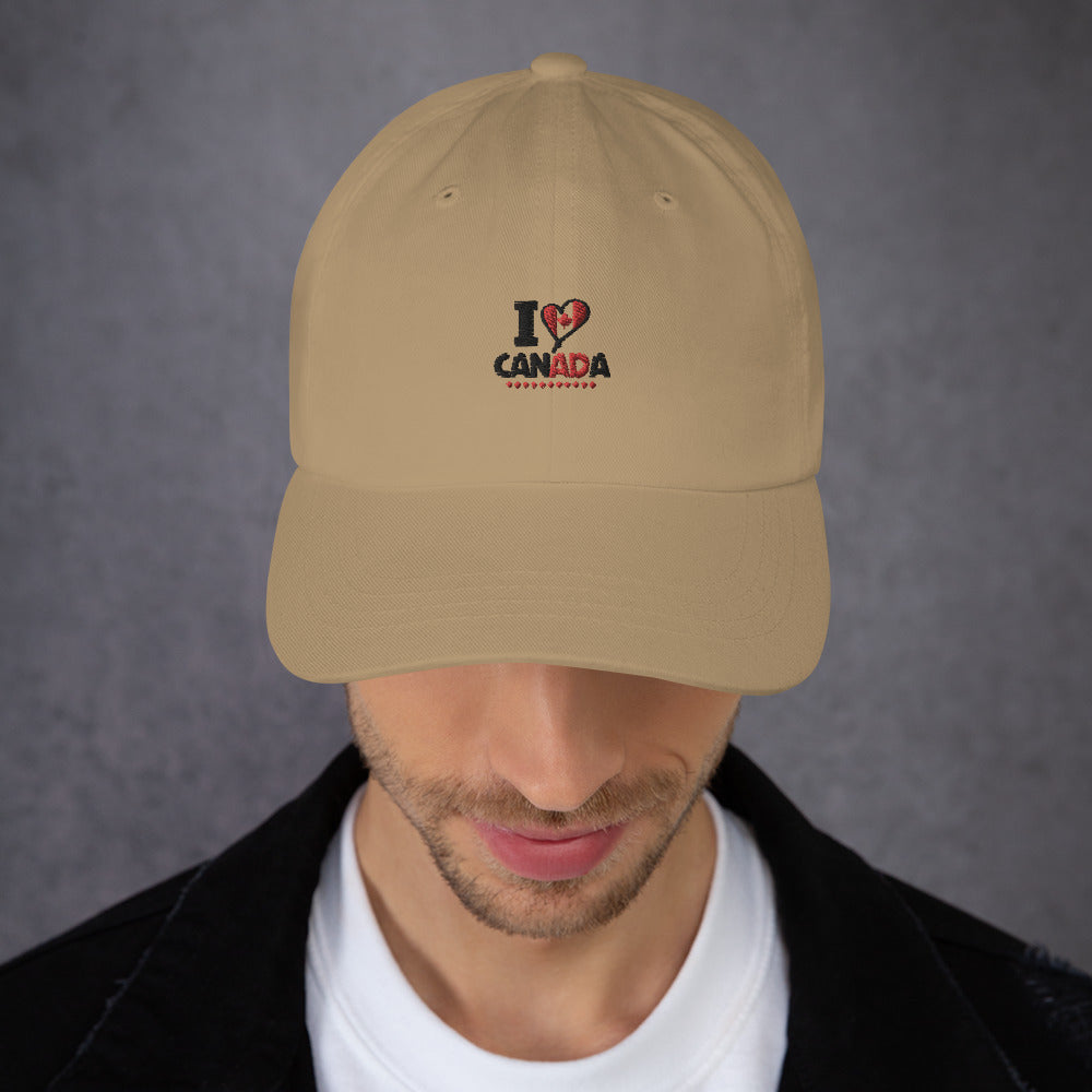 I LOVE CANADA - Dad Hat