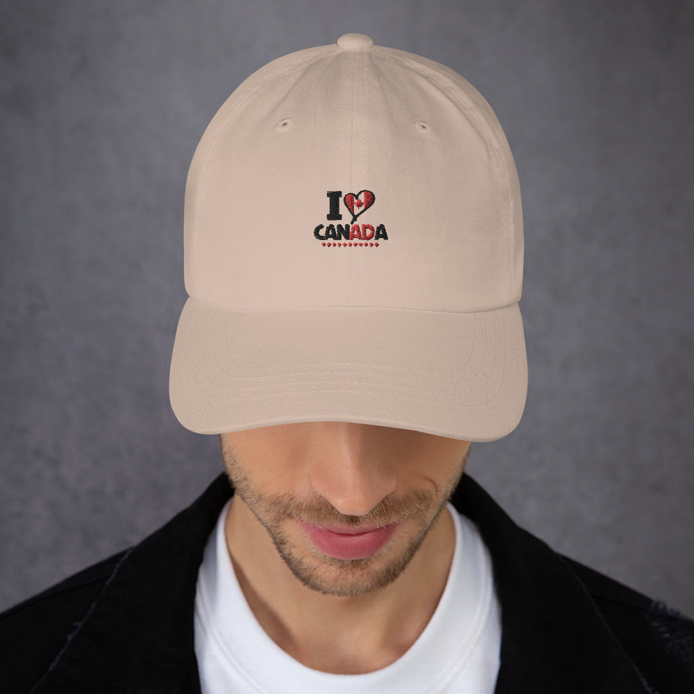 I LOVE CANADA - Dad Hat