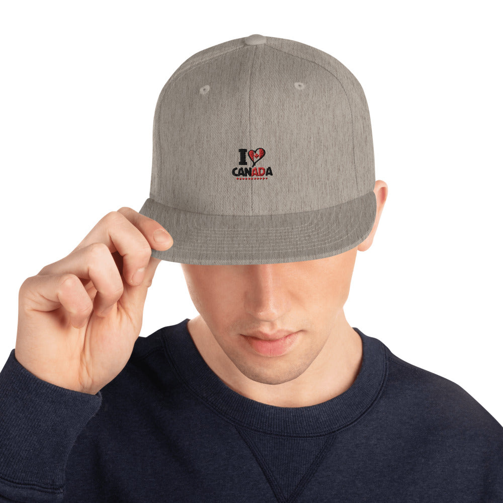 I LOVE CANADA - Snapback Hat