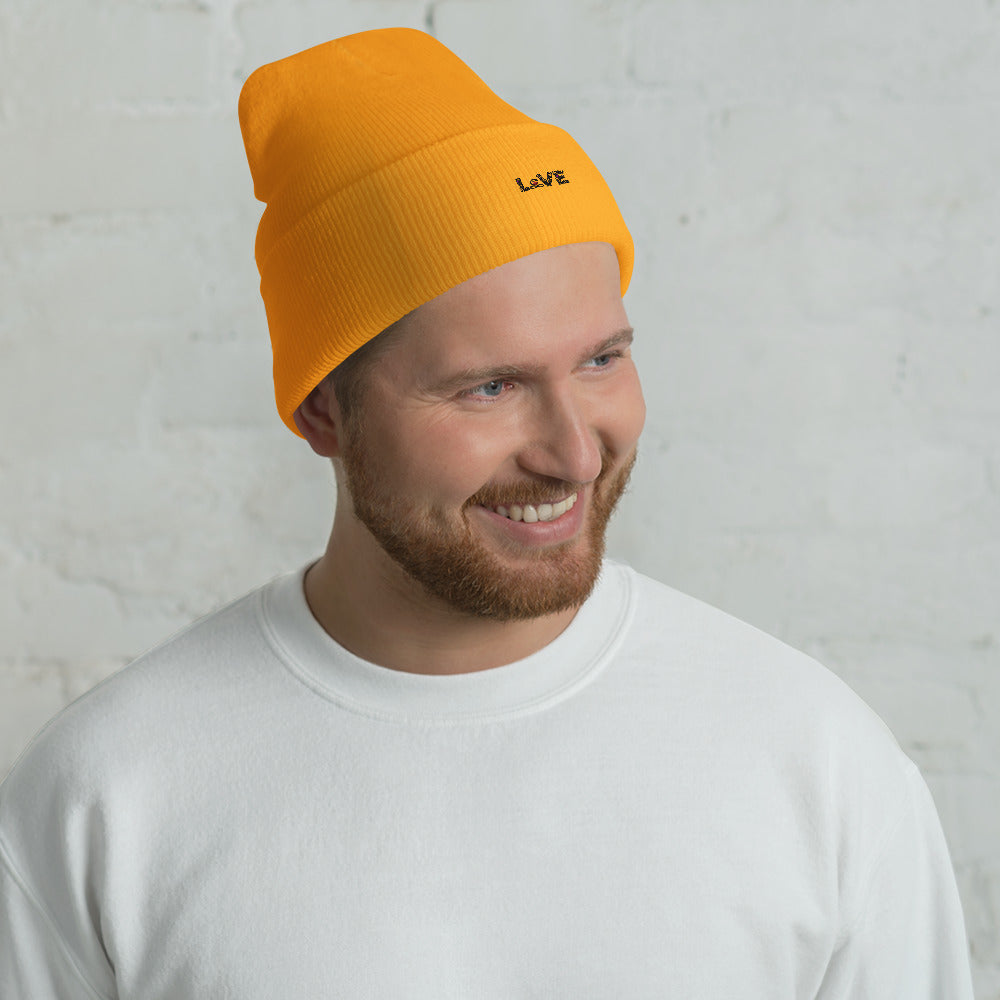 LOVE YOGA - Cuffed Beanie