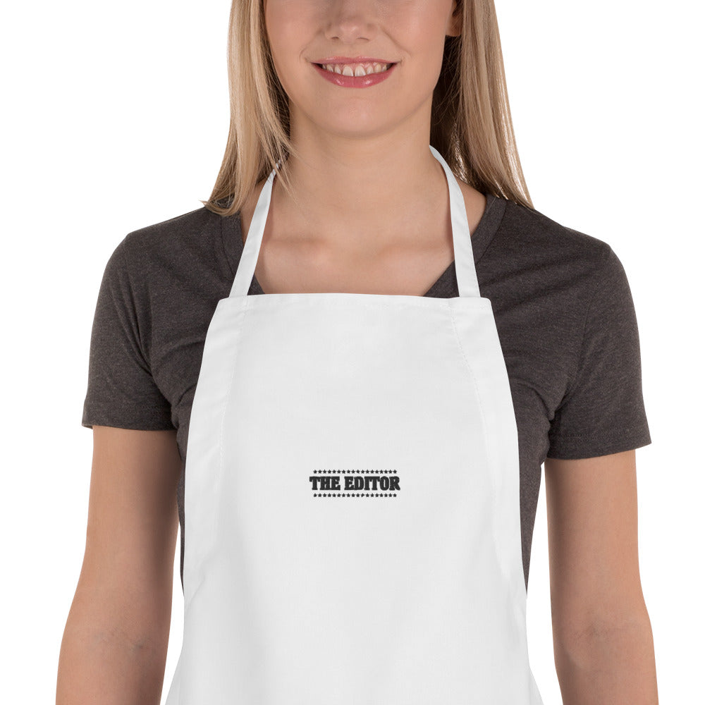 THE EDITOR - Embroidered Apron