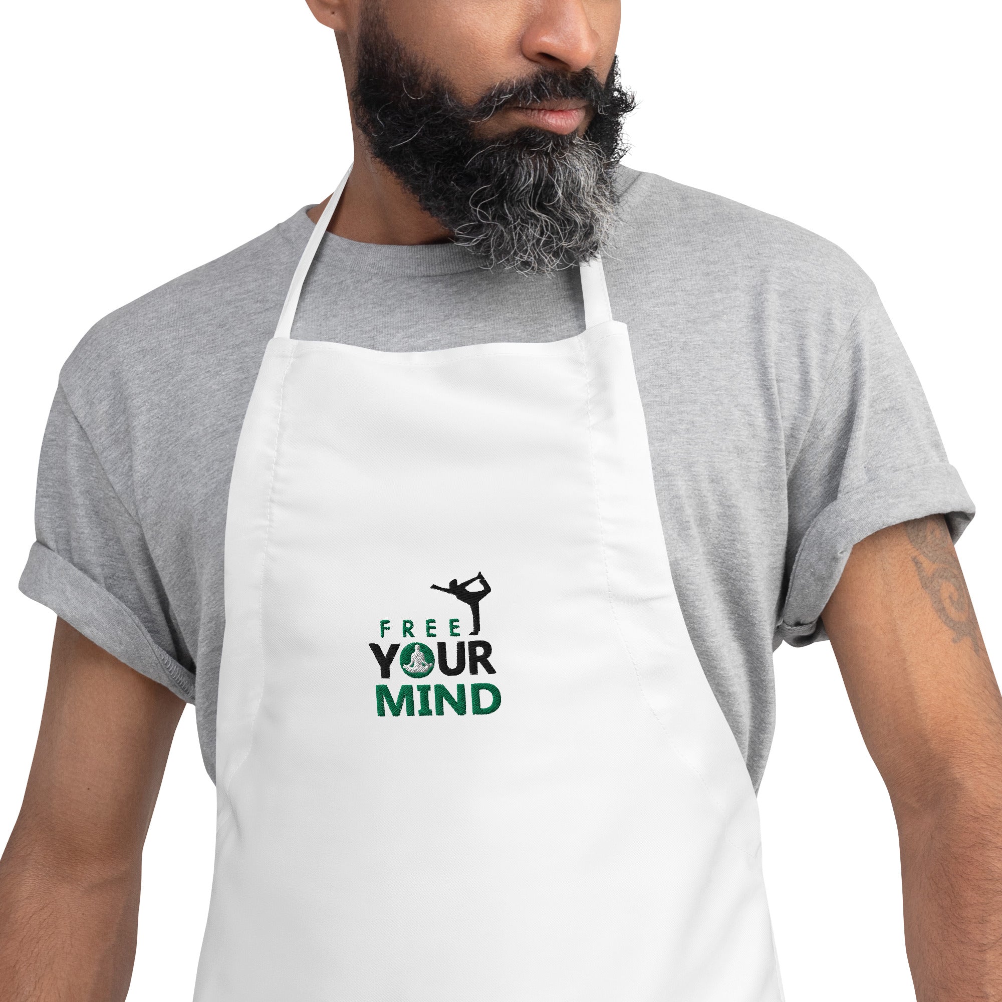 FREE YOUR MIND - Embroidered Apron