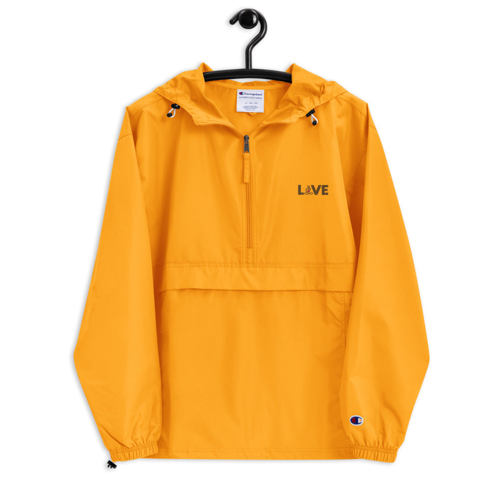 LOVE - Embroidered Champion Packable Jacket