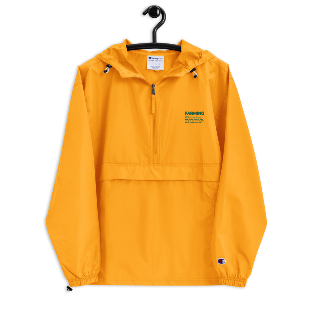 FARMING - Embroidered Champion Packable Jacket