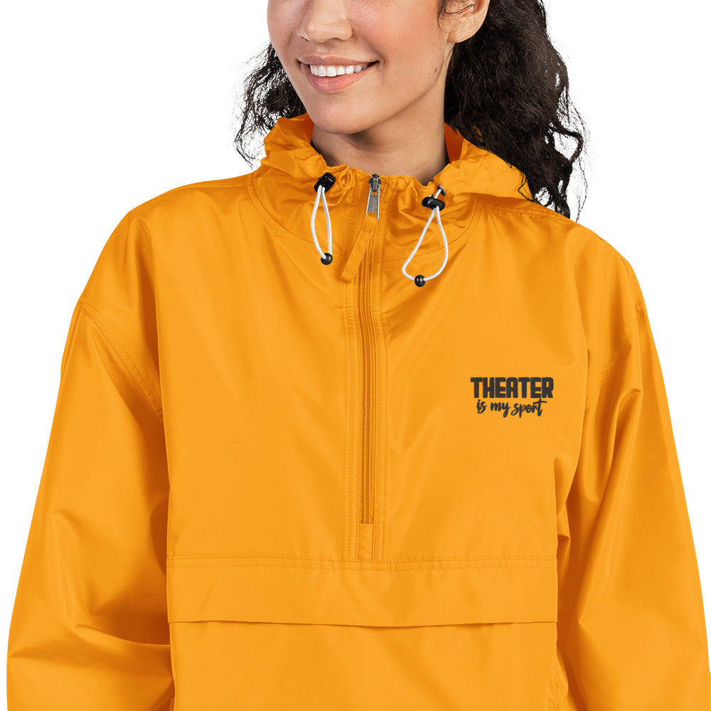 Theater is my sport - Embroidered Champion Packable Jacket