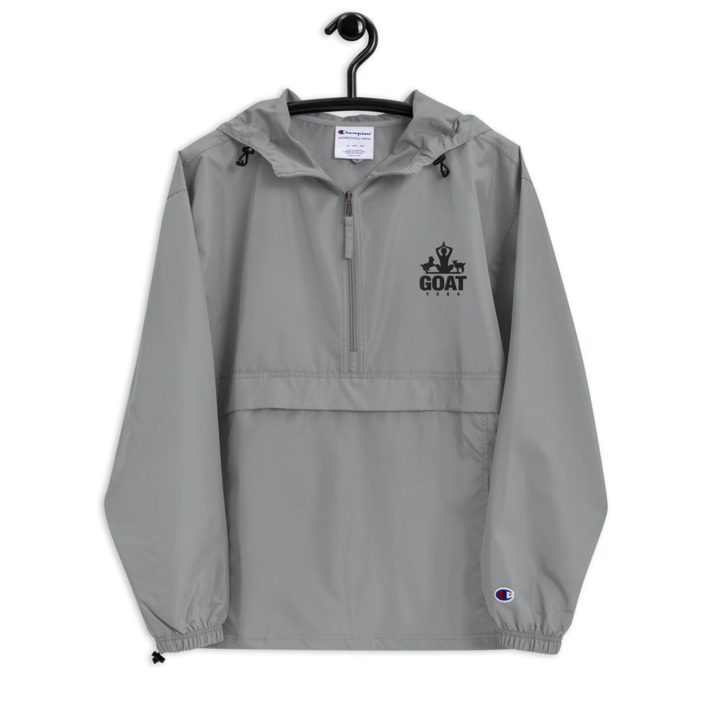 GOAT YOGA - Embroidered Champion Packable Jacket
