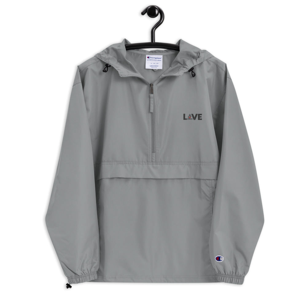 LOVE - Embroidered Champion Packable Jacket