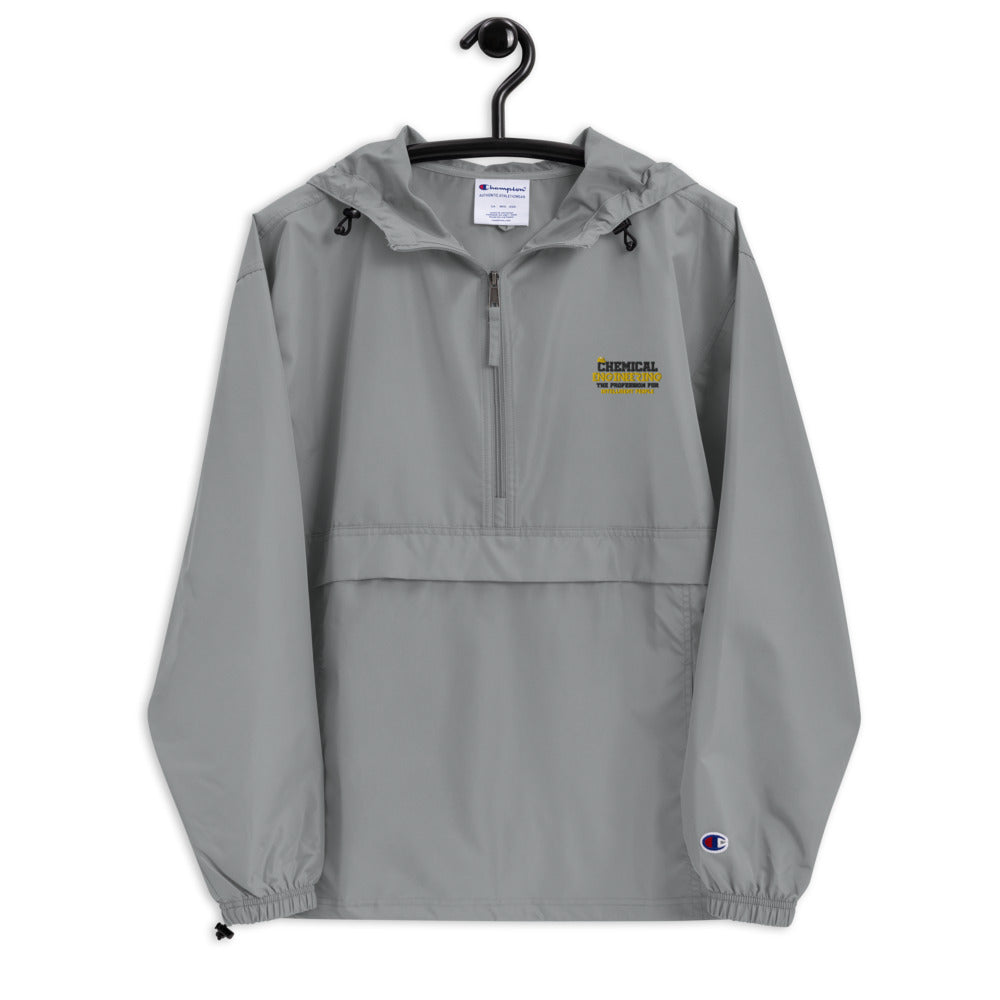 CHEMICAL ENGINEERING - Embroidered Champion Packable Jacket