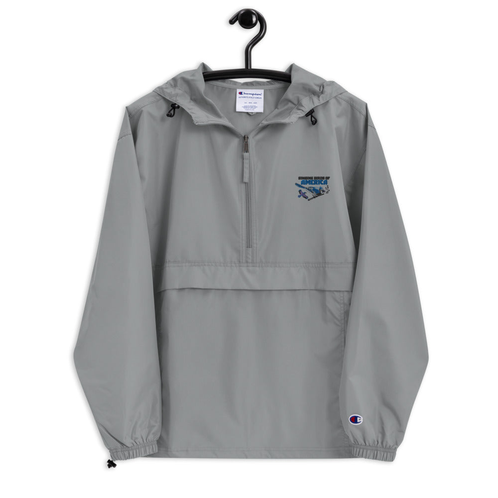 SINGING BIRDS OF AMERICA - Embroidered Champion Packable Jacket