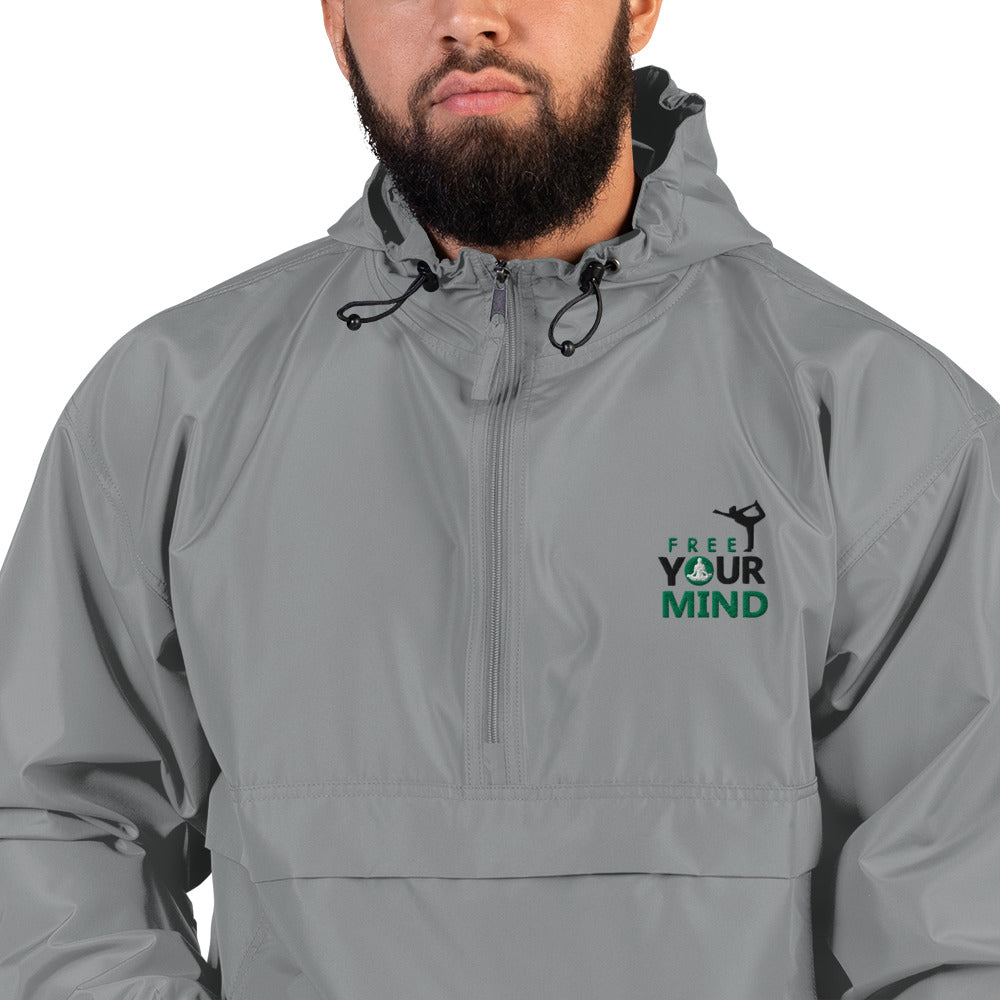 FREE YOUR MIND - Embroidered Champion Packable Jacket