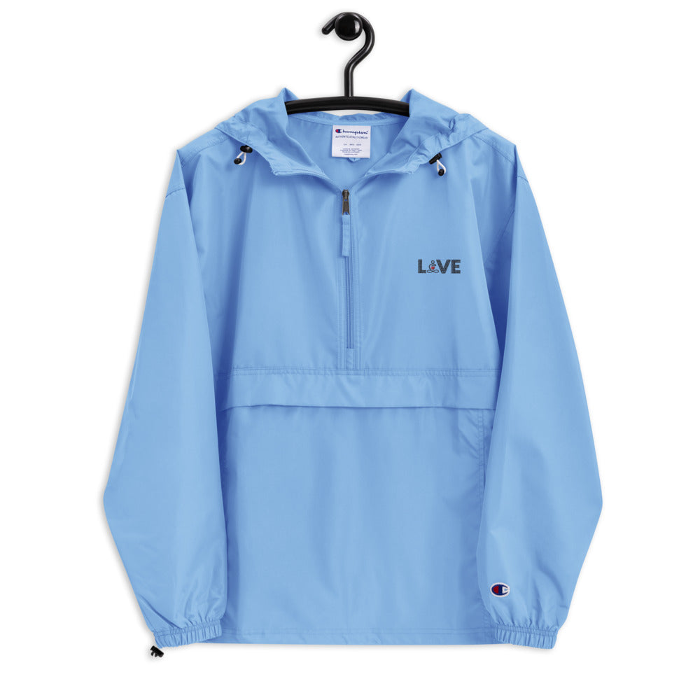 LOVE - Embroidered Champion Packable Jacket