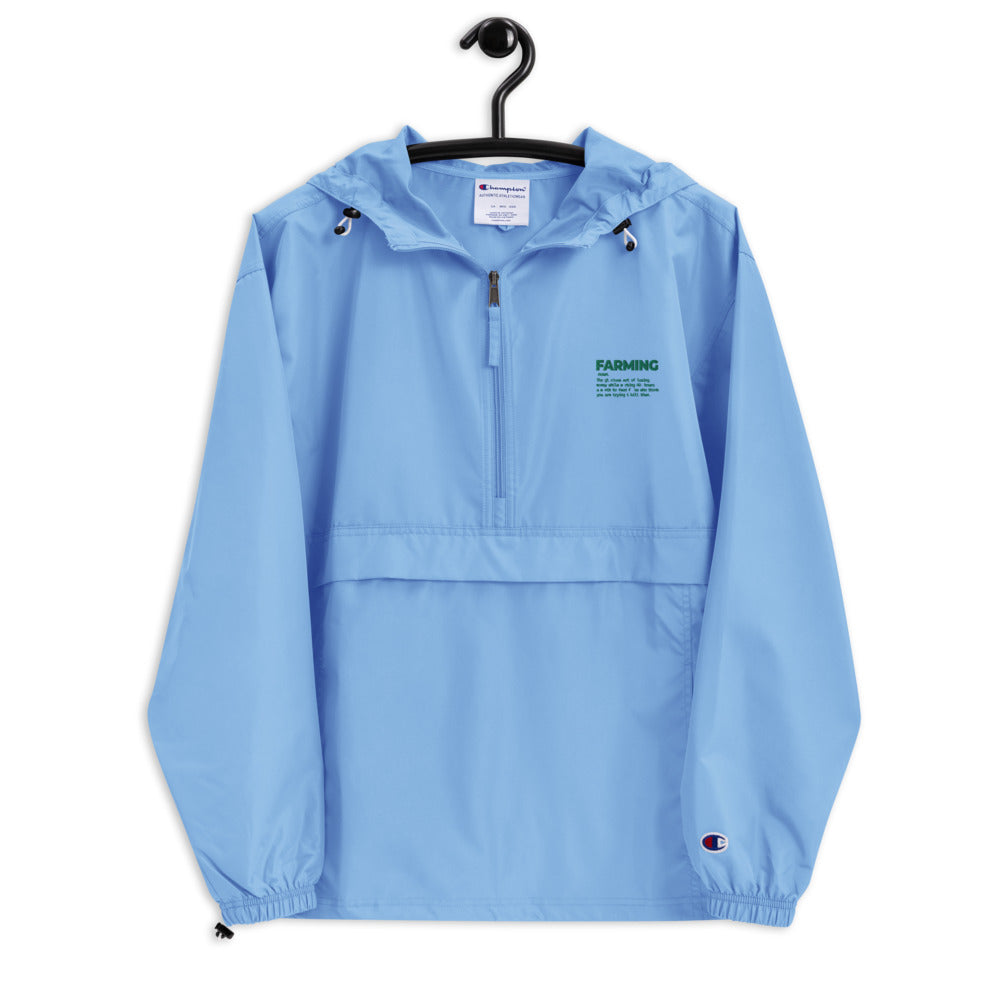 FARMING - Embroidered Champion Packable Jacket