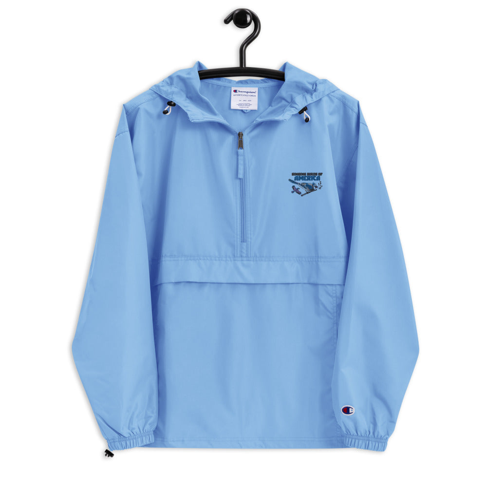 SINGING BIRDS OF AMERICA - Embroidered Champion Packable Jacket