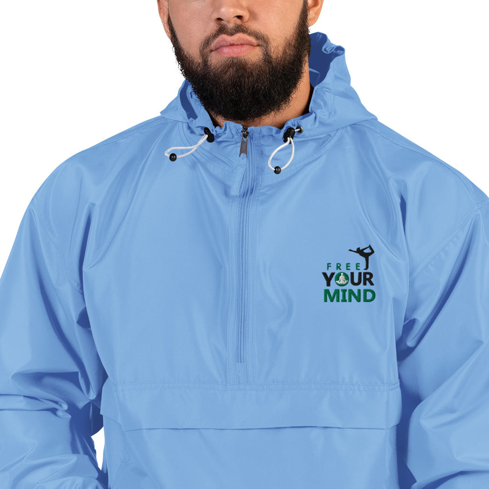 FREE YOUR MIND - Embroidered Champion Packable Jacket