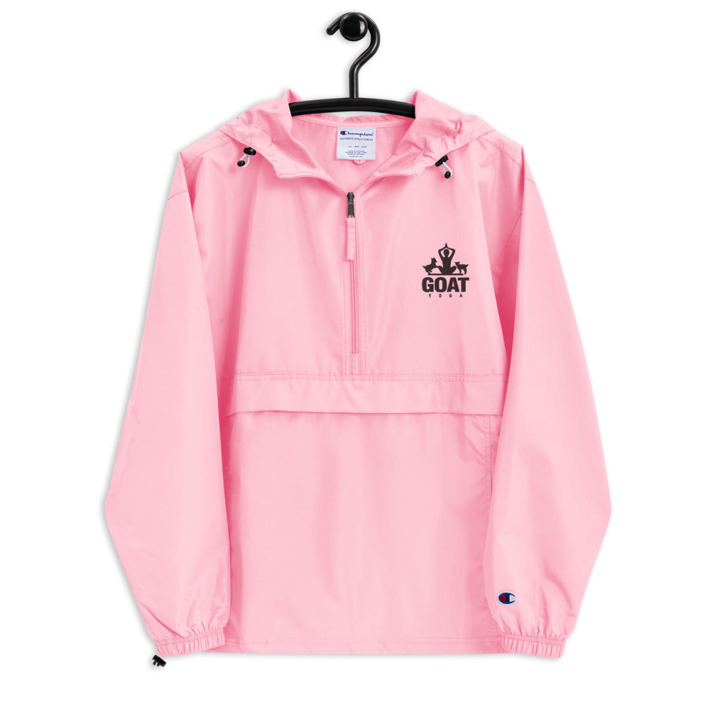 GOAT YOGA - Embroidered Champion Packable Jacket