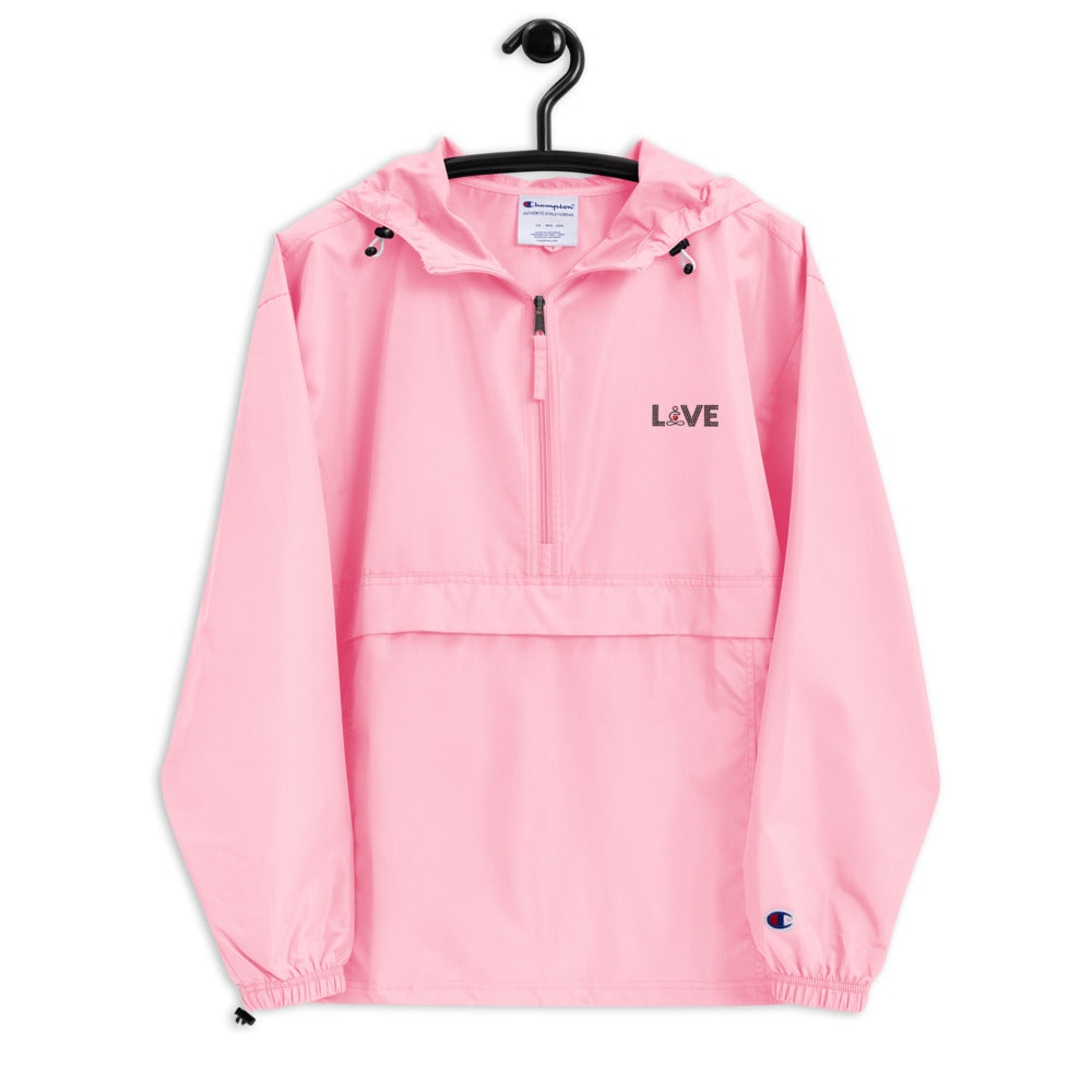 LOVE - Embroidered Champion Packable Jacket