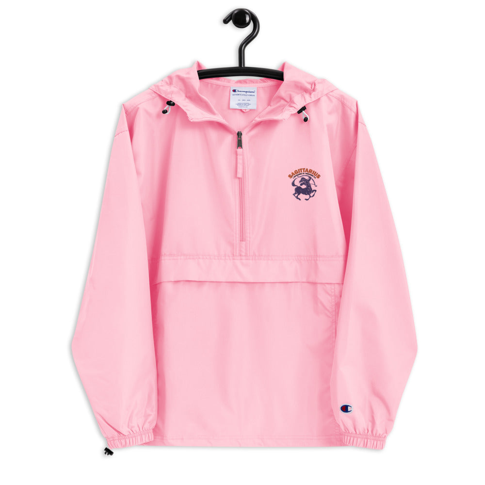 SAGITTARIUS - Embroidered Champion Packable Jacket