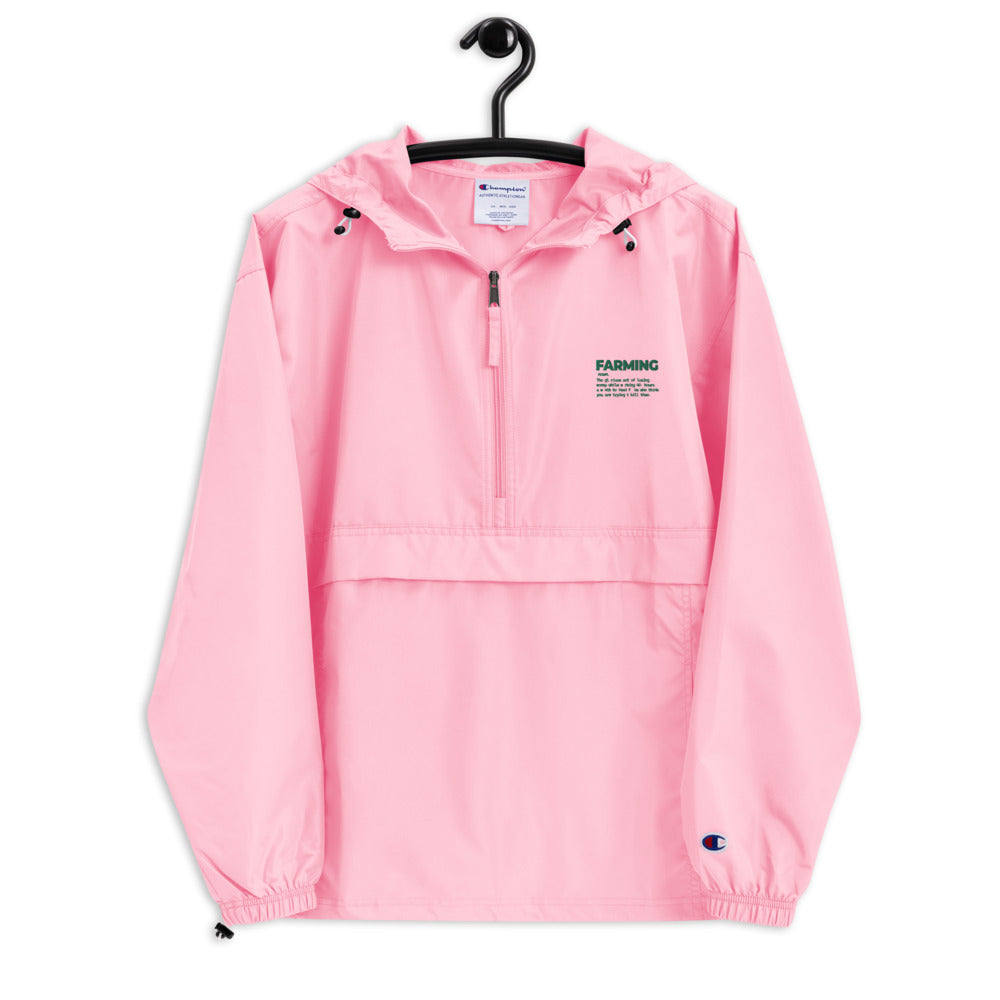 FARMING - Embroidered Champion Packable Jacket