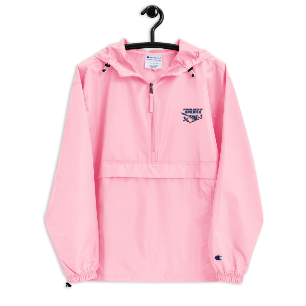 SINGING BIRDS OF AMERICA - Embroidered Champion Packable Jacket