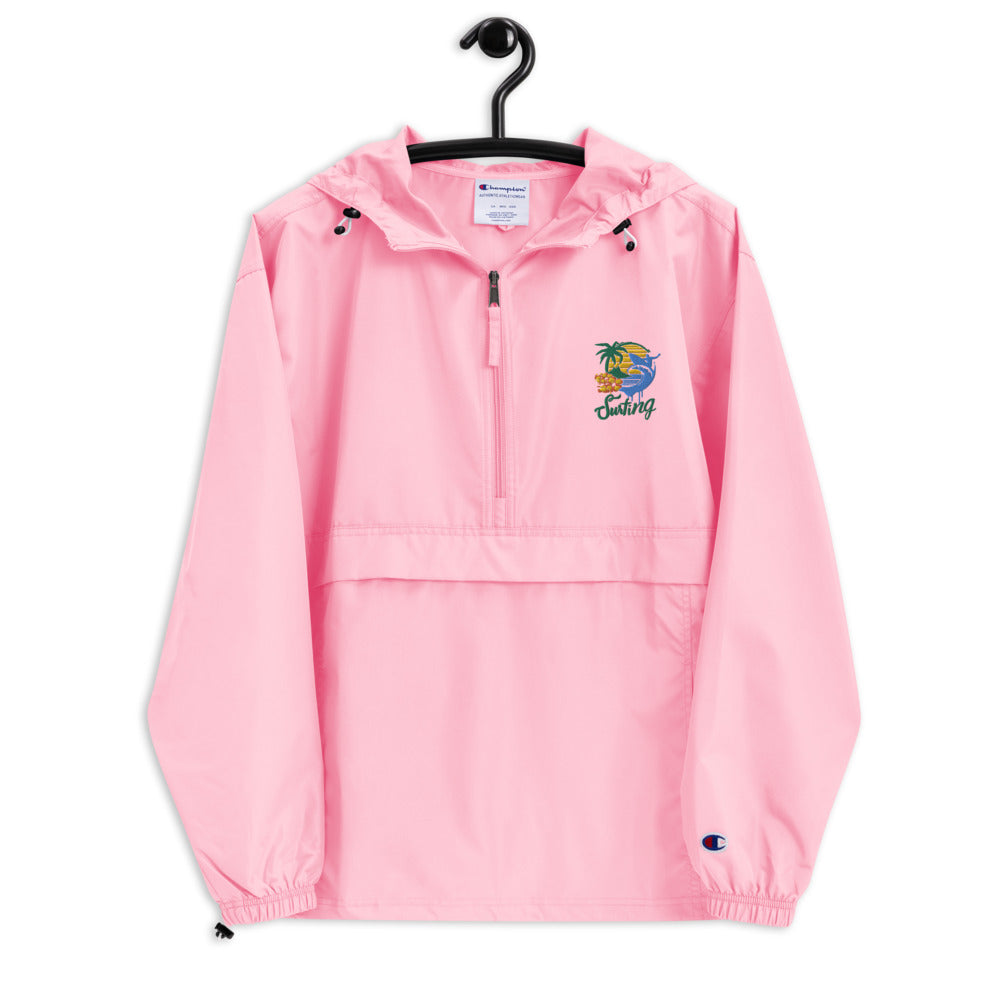 SURFING - Embroidered Champion Packable Jacket