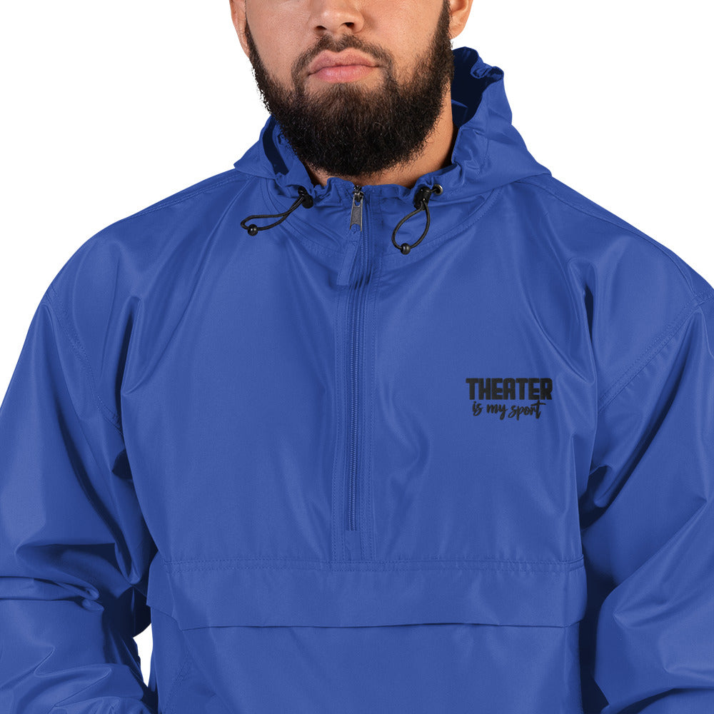 Theater is my sport - Embroidered Champion Packable Jacket